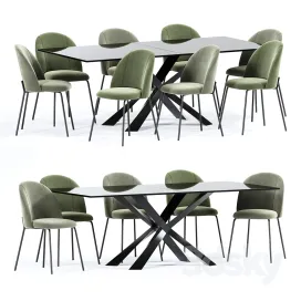 Cloyd dining table chair collection